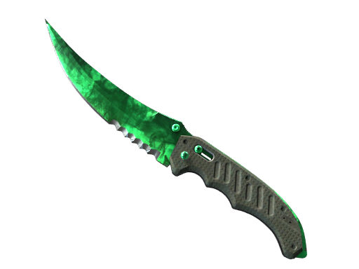 ★ StatTrak™ Flip Knife | Gamma Doppler Emerald (Factory New)