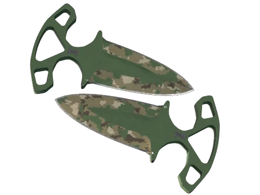 ★ StatTrak™ Shadow Daggers | Forest DDPAT (Well-Worn)