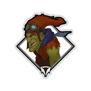 Gold Crownfall Sticker - Batrider