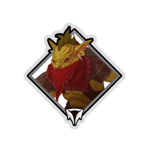 Gold Crownfall Sticker - Gondar