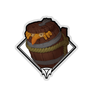 Gold Crownfall Sticker - Spoon