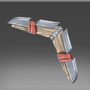 Inscribed Boomerang of the Twin Blades