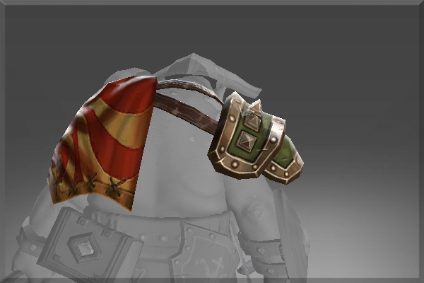 Inscribed Pauldron and Cloak of the Antipodeans