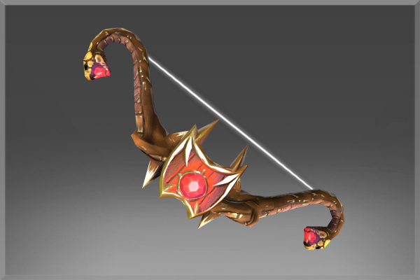 Inscribed Twin Serpent Bow