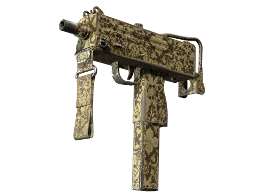 Souvenir MAC-10 | Sienna Damask (Well-Worn)