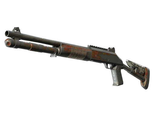 XM1014 | Red Python (Battle-Scarred)